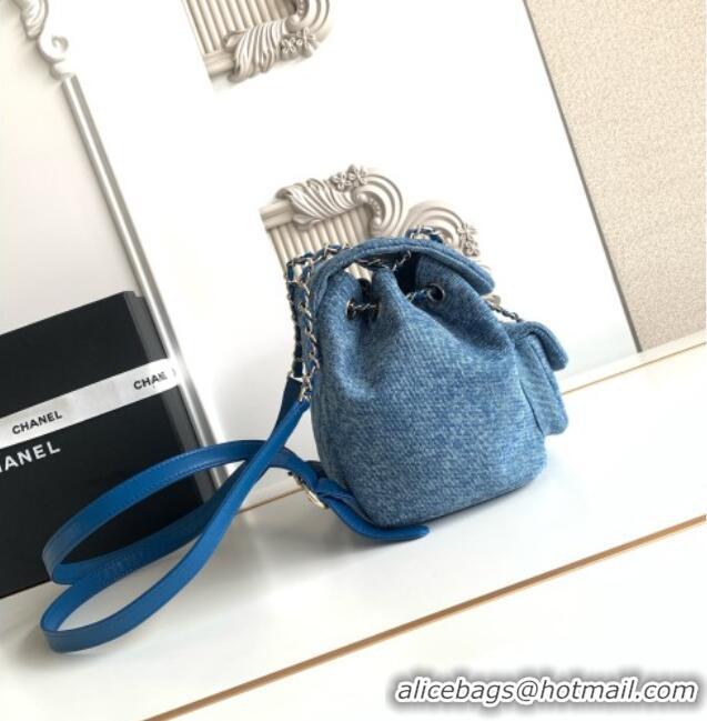 Unique Discount Chanel Denim Small Backpack AS2908 Blue 2026