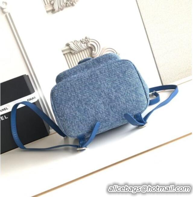 Market Sells Discount Chanel Denim Backpack AS3618 Blue 2026