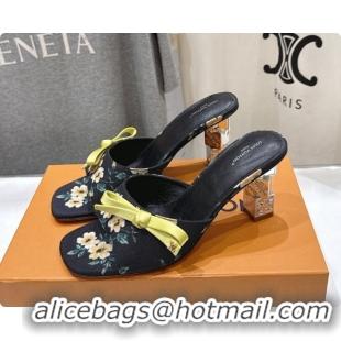 Most Popular Louis Vuitton LV Cube Mule in Printed Textile Black Pre-Fall 6073032 2026