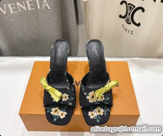 Most Popular Louis Vuitton LV Cube Mule in Printed Textile Black Pre-Fall 6073032 2026