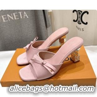 Unique Style Louis Vuitton LV Cube Mule in Pink Satin Pre-Fall 6073039 2026