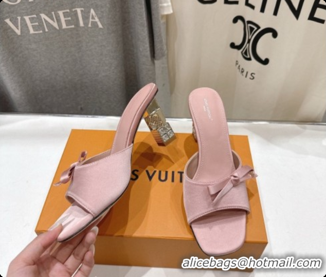 Unique Style Louis Vuitton LV Cube Mule in Pink Satin Pre-Fall 6073039 2026