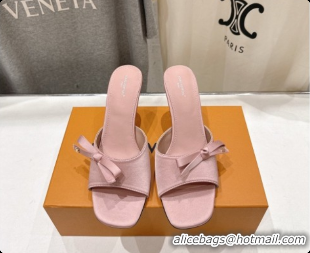 Unique Style Louis Vuitton LV Cube Mule in Pink Satin Pre-Fall 6073039 2026