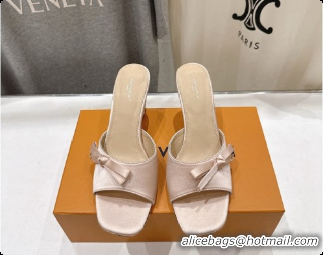 Grade Quality Louis Vuitton LV Cube Mule in Nude Satin Pre-Fall 6073040 2026