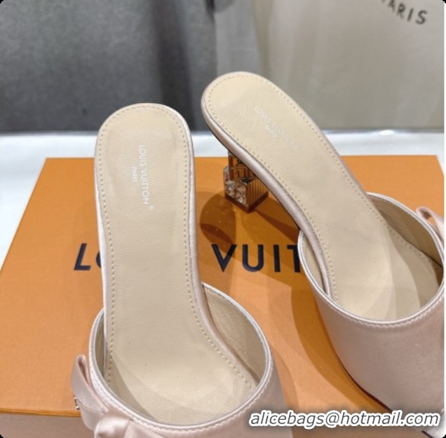 Grade Quality Louis Vuitton LV Cube Mule in Nude Satin Pre-Fall 6073040 2026