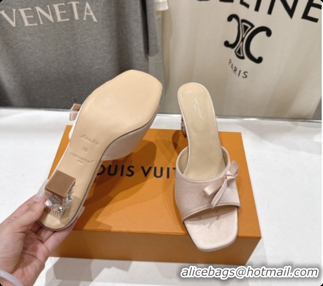 Grade Quality Louis Vuitton LV Cube Mule in Nude Satin Pre-Fall 6073040 2026