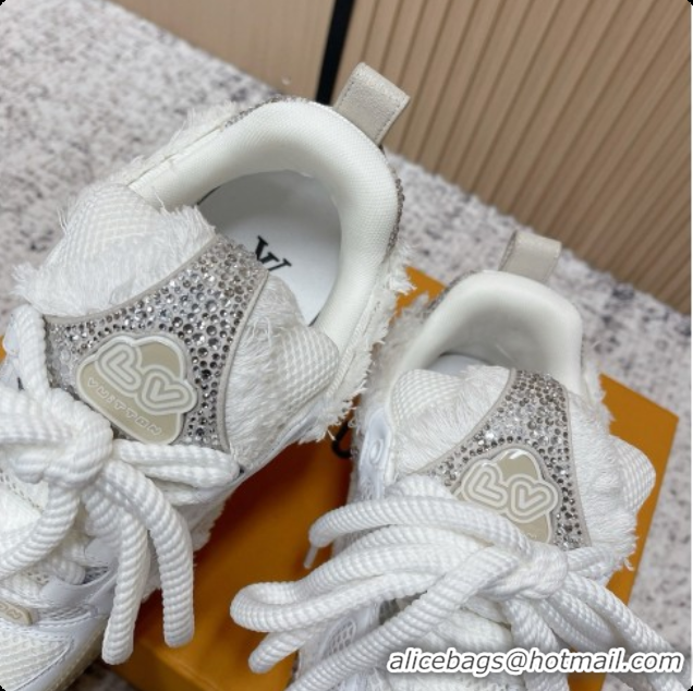Buy Discount Louis Vuitton LV Skate Sneaker in Beige Mix of Materials LV073042 White 2026
