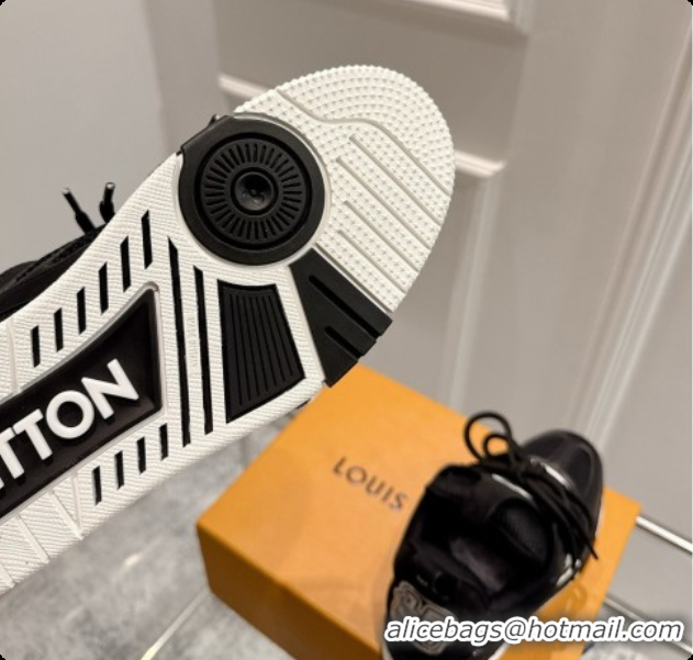 Sophisticated Louis Vuitton LV Skate Sneaker in Beige Mix of Materials LV073047 Black 2026