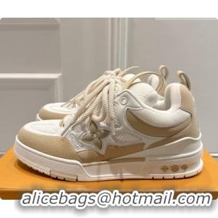 Charming Louis Vuitton LV Skate Sneaker in Beige Mix of Materials LV073049 Beige 2026