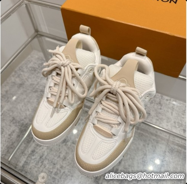 Charming Louis Vuitton LV Skate Sneaker in Beige Mix of Materials LV073049 Beige 2026