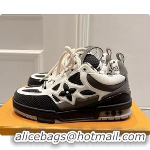 Best Grade Louis Vuitton LV Skate Sneaker in Beige Mix of Materials LV073051 Black/White 2026