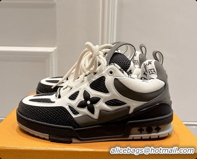 Best Grade Louis Vuitton LV Skate Sneaker in Beige Mix of Materials LV073051 Black/White 2026