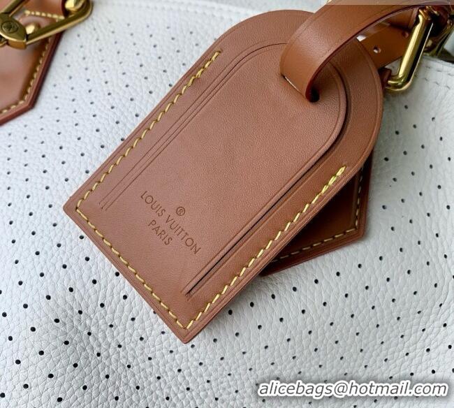 Well Crafted Louis Vuitton Speedy P9 Bandoulière 40 Bag in White Calfskin Leather M29330 2026