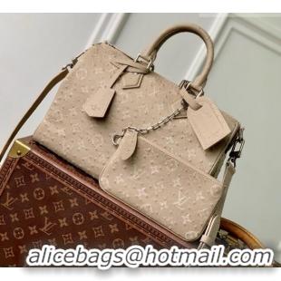 Well Crafted Louis Vuitton Speedy P9 Bandoulière 30 Bag in Ostrich Pattern Calfskin M24426 Grey 2026