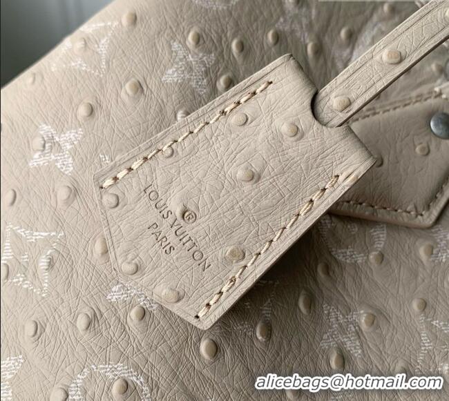 Well Crafted Louis Vuitton Speedy P9 Bandoulière 30 Bag in Ostrich Pattern Calfskin M24426 Grey 2026
