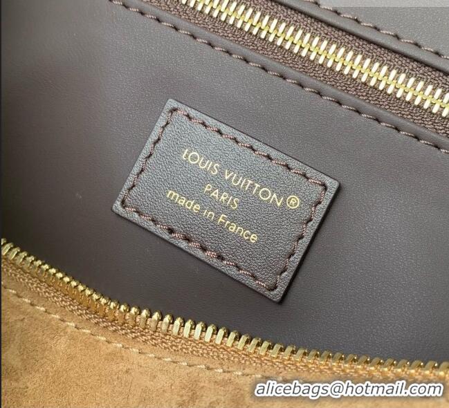 Most Popular Louis Vuitton Speedy Bandoulière 25 Bag in Beige Trench Embossed Calfskin Suede Leather M2A383 2026