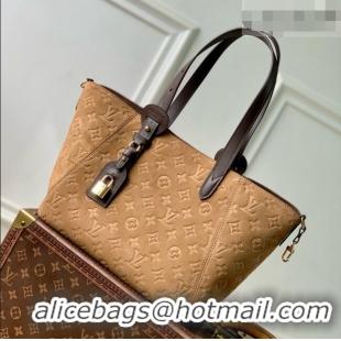 Buy Promotional Louis Vuitton All In One Bag in Beige Trench Embossed Calfskin Suede Leather M29836 2026