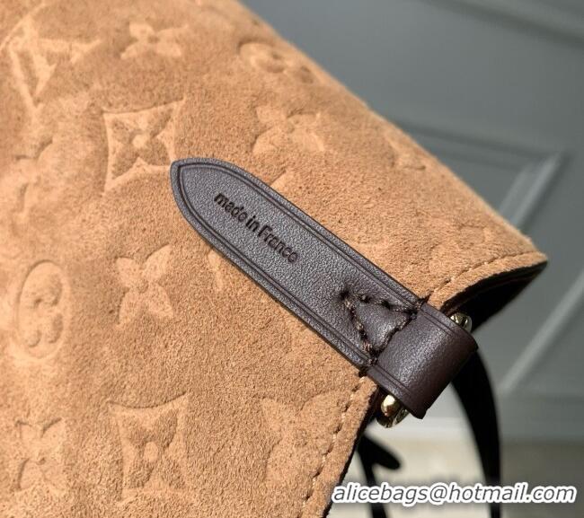 Buy Promotional Louis Vuitton All In One Bag in Beige Trench Embossed Calfskin Suede Leather M29836 2026