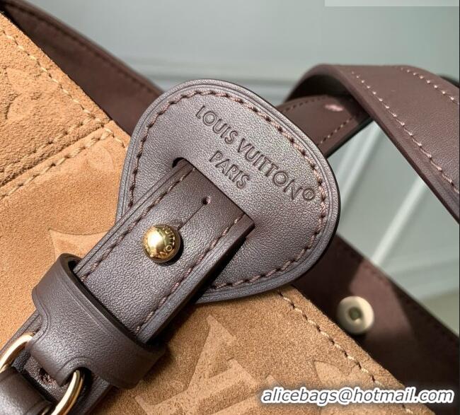 Buy Promotional Louis Vuitton All In One Bag in Beige Trench Embossed Calfskin Suede Leather M29836 2026