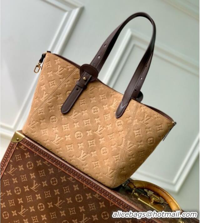 Buy Promotional Louis Vuitton All In One Bag in Beige Trench Embossed Calfskin Suede Leather M29836 2026