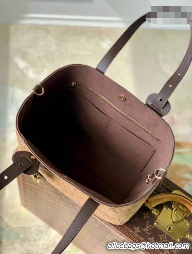 Buy Promotional Louis Vuitton All In One Bag in Beige Trench Embossed Calfskin Suede Leather M29836 2026