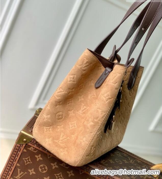 Buy Promotional Louis Vuitton All In One Bag in Beige Trench Embossed Calfskin Suede Leather M29836 2026