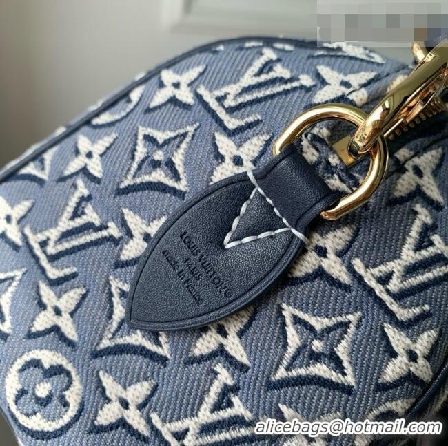 Super Quality Louis Vuitton Speedy BANDOULIÈRE 20 Bag in Monogram Embleme Bleu M2A187 2026