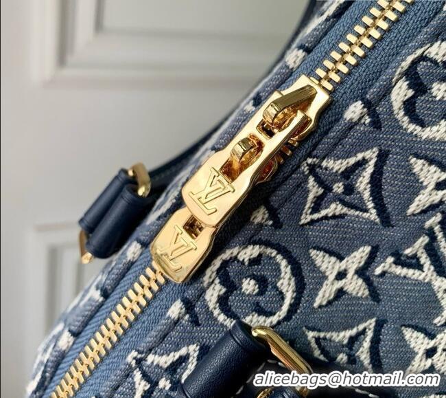 Super Quality Louis Vuitton Speedy BANDOULIÈRE 20 Bag in Monogram Embleme Bleu M2A187 2026