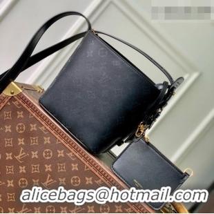 Best Price Louis Vuitton All In BB Bag in Boldly Black Calfskin Leather M3A156 2026