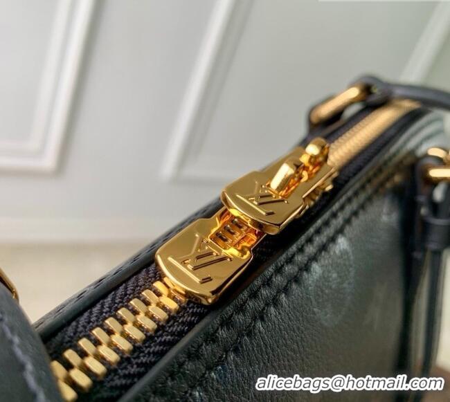 Top Grade Louis Vuitton Squire East-West Bag in Boldly Black Calfskin Leather M3A167 2026