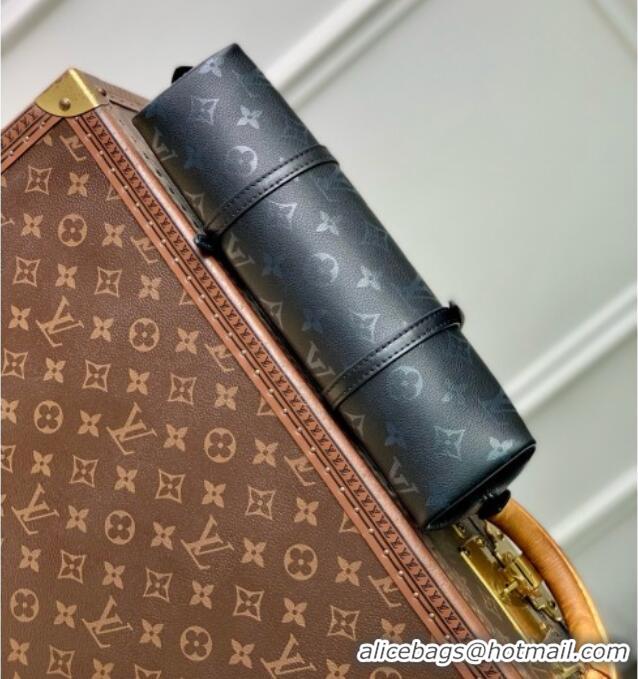 Top Grade Louis Vuitton Squire East-West Bag in Boldly Black Calfskin Leather M3A167 2026