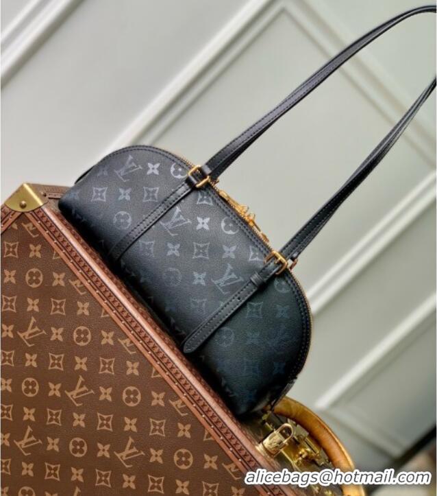 Top Grade Louis Vuitton Squire East-West Bag in Boldly Black Calfskin Leather M3A167 2026