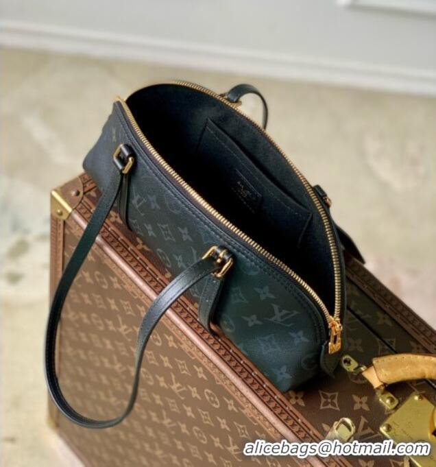 Top Grade Louis Vuitton Squire East-West Bag in Boldly Black Calfskin Leather M3A167 2026