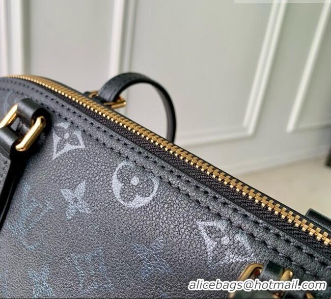 Top Grade Louis Vuitton Squire East-West Bag in Boldly Black Calfskin Leather M3A167 2026