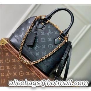 Good Product Louis Vuitton Alma BB Bag in Boldly Black Calfskin Leather M3A843 2026