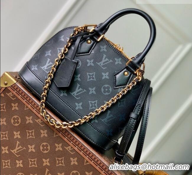 Good Product Louis Vuitton Alma BB Bag in Boldly Black Calfskin Leather M3A843 2026