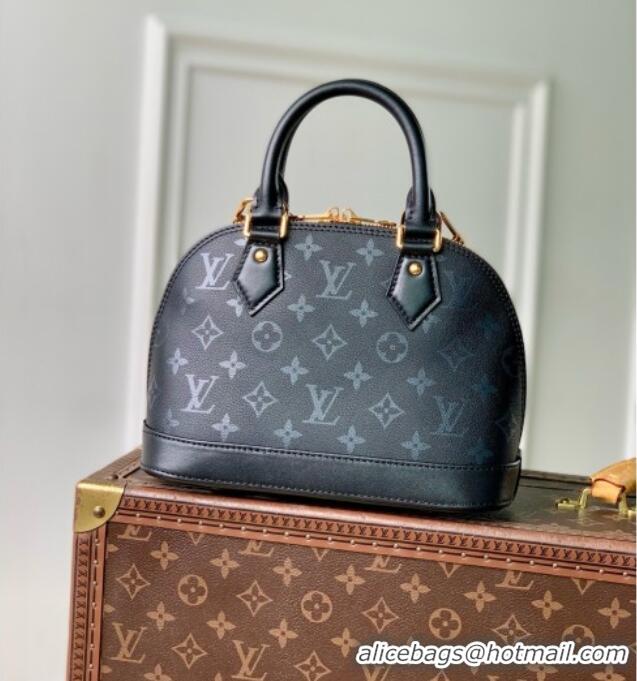 Good Product Louis Vuitton Alma BB Bag in Boldly Black Calfskin Leather M3A843 2026