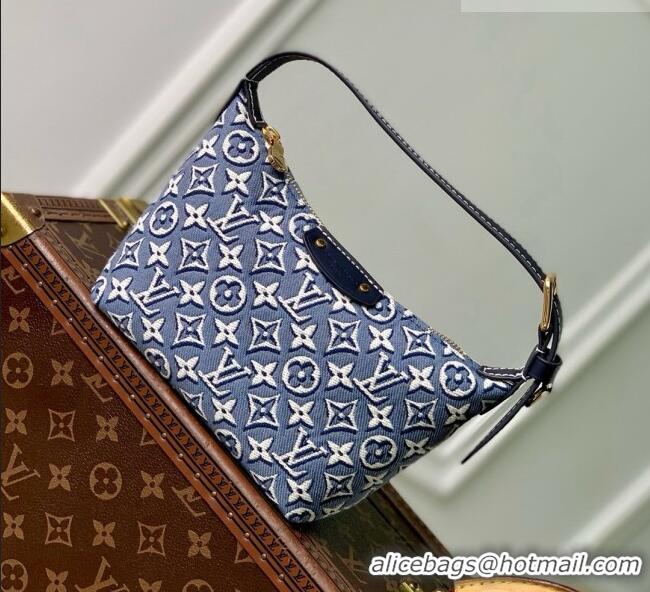 Top Grade Louis Vuitton Pochette Hills Bag in Monogram Emblème Fabric M2A155 Blue 2026