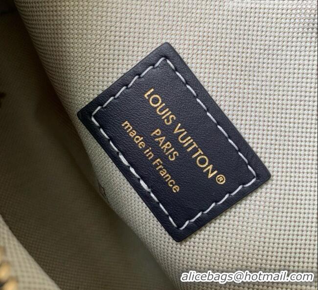 Top Grade Louis Vuitton Pochette Hills Bag in Monogram Emblème Fabric M2A155 Blue 2026