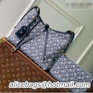 Good Looking Louis Vuitton CARRYALL PM Bag in Monogram Emblème Fabric M2A184 Blue 2026