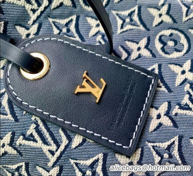 Good Looking Louis Vuitton CARRYALL PM Bag in Monogram Emblème Fabric M2A184 Blue 2026