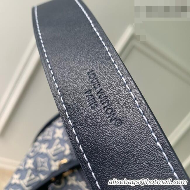 Good Looking Louis Vuitton CARRYALL PM Bag in Monogram Emblème Fabric M2A184 Blue 2026