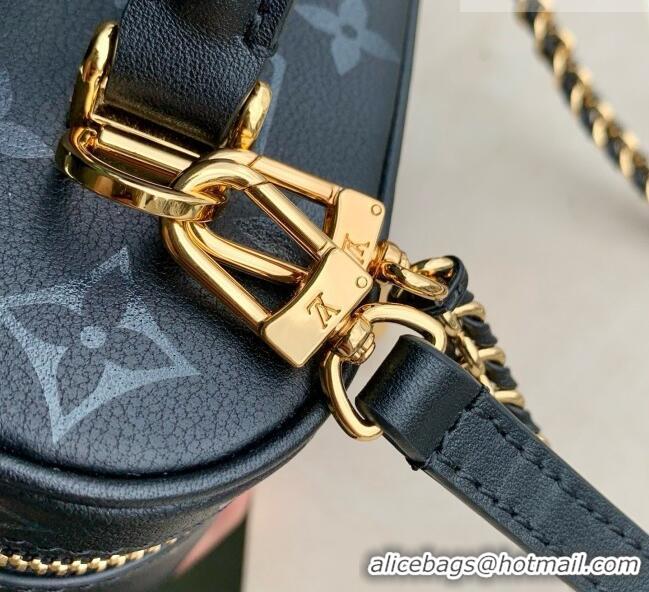 Shop Inexpensive Louis Vuitton Vanity Chain Pouch Bag in Boldly Black Calfskin Leather M3A372 2026