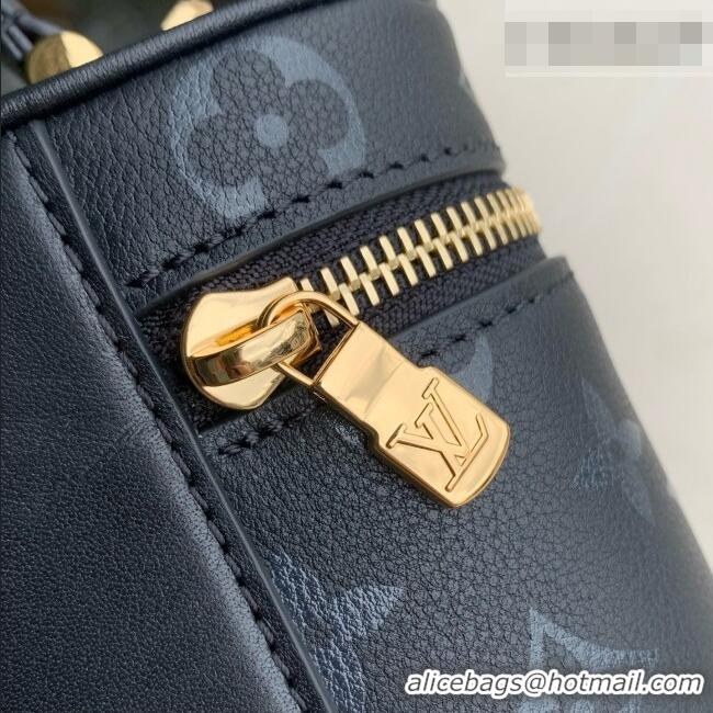 Shop Inexpensive Louis Vuitton Vanity Chain Pouch Bag in Boldly Black Calfskin Leather M3A372 2026