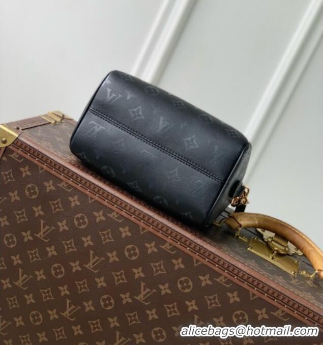Low Cost Louis Vuitton Speedy Bandoulière 20 Bag in Boldly Black Calfskin Leather M3A079 2026