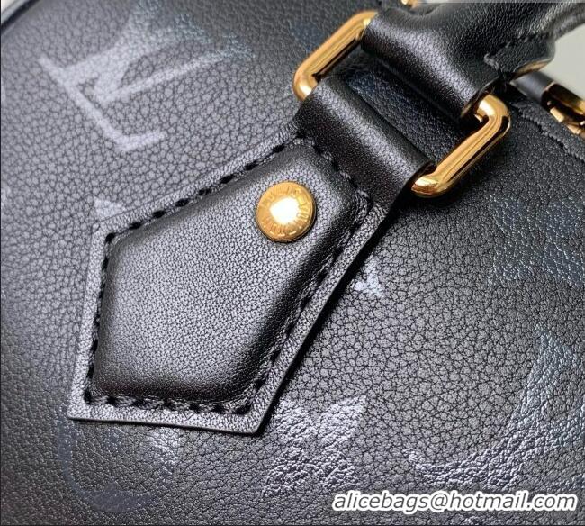 Low Cost Louis Vuitton Speedy Bandoulière 20 Bag in Boldly Black Calfskin Leather M3A079 2026