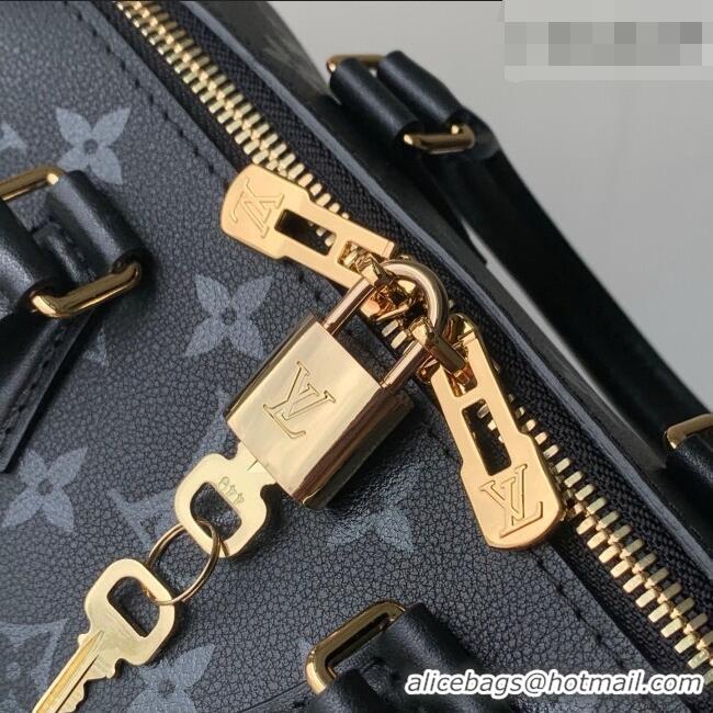 Low Cost Louis Vuitton Speedy Bandoulière 20 Bag in Boldly Black Calfskin Leather M3A079 2026