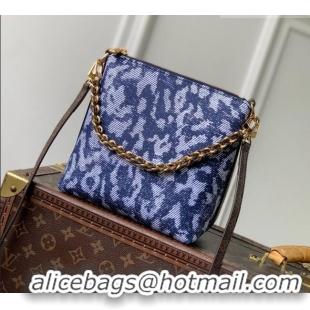 New Fashion Louis Vuitton Multipass Mini Bag in Blue Canvas Trim M3A389 2026
