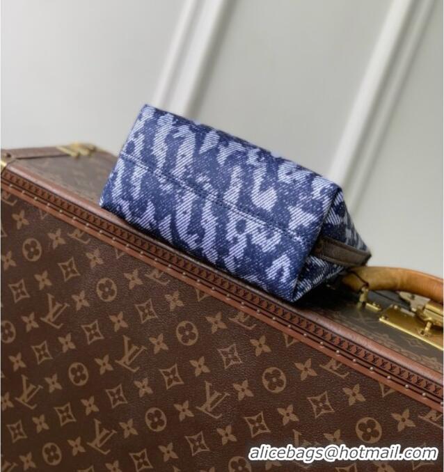 New Fashion Louis Vuitton Multipass Mini Bag in Blue Canvas Trim M3A389 2026