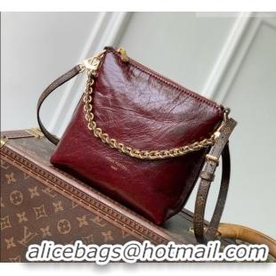 Luxury Cheap Louis Vuitton Multipass Mini Bag in Burgundy Calfskin Leather M3A247 2026